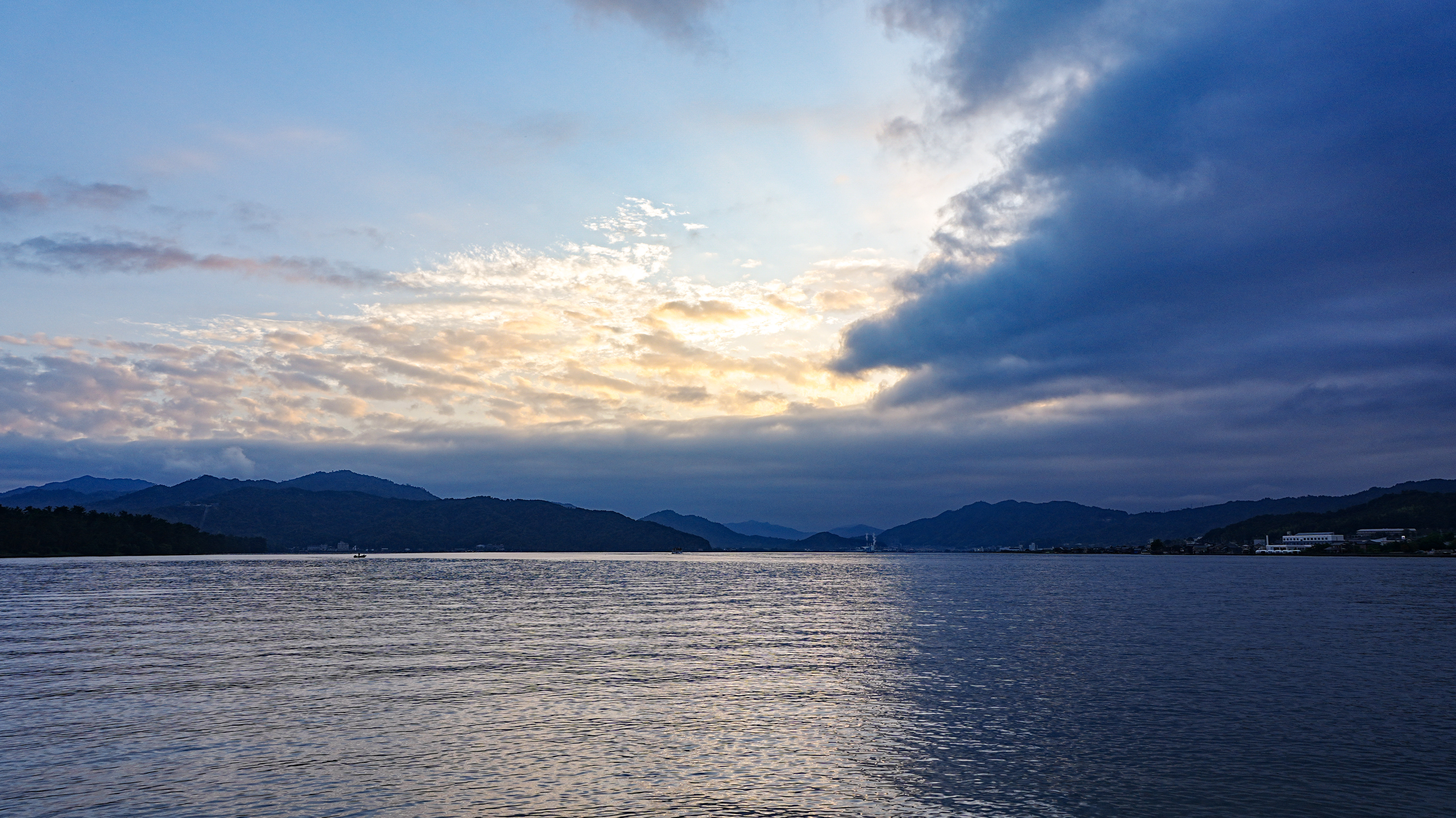 Scenic view of the sea at Amanohashidate